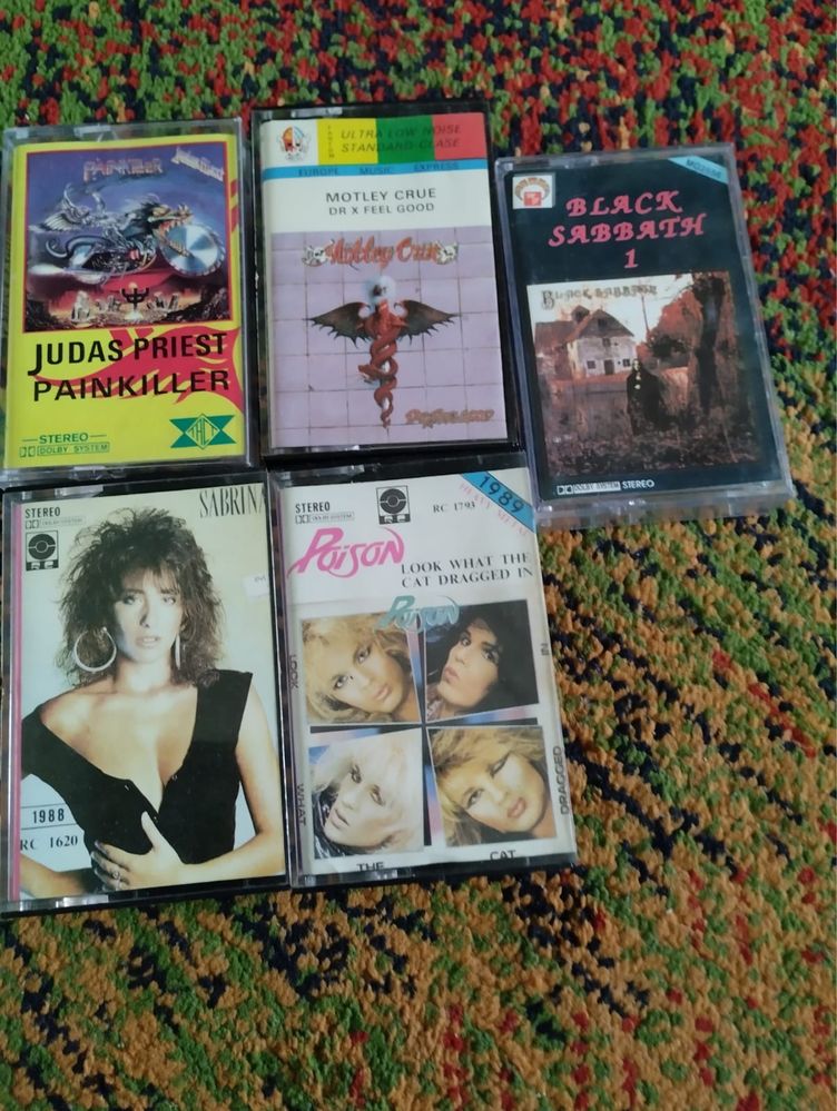Kaseta disco dance Scorpions Accept Judas Atlantis Zenek Acent ZzTop