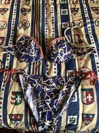 bikini tamanho m tons azul tiffosi