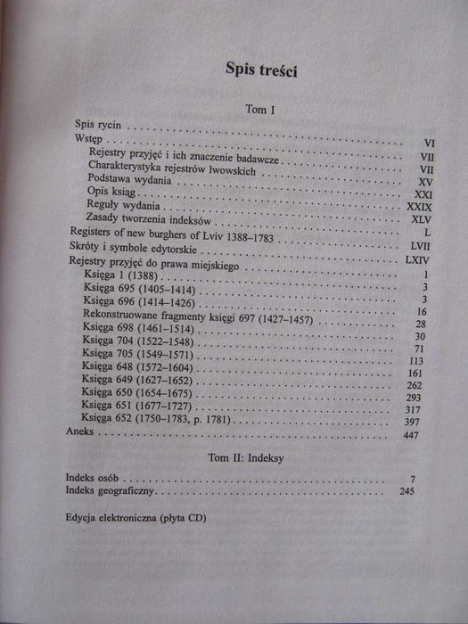 Album Civium Leopoliensium Lwów Ex Libris prof. Jerzy WYROZUMSKI