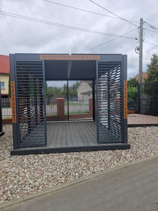 Ruchoma  deseczka, pergola, zadaszenie tarasu, panel żaluzjowy