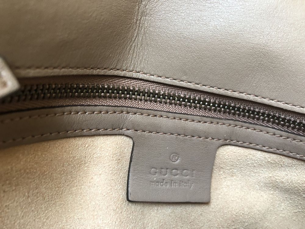 Mala Gucci Bege GG shoulder bag