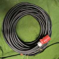 Kabel 5x6mm oponowy czarny giętki