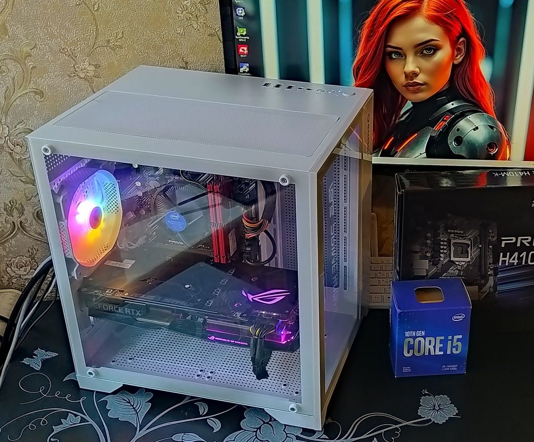 ПК RTX 2060+ Intel i5-10400+ 16Gb DDR4 ігровий компьютер s-1200