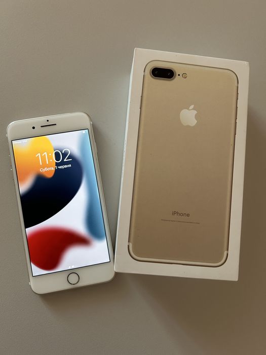 IPhone 7 Plus, Gold, 128 GB - б/у, в гарному стані