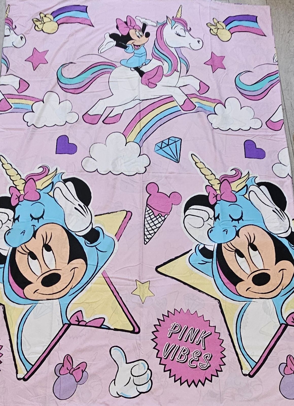 Pościel dziecięca Minnie jednorożec Kołdra Poduszka