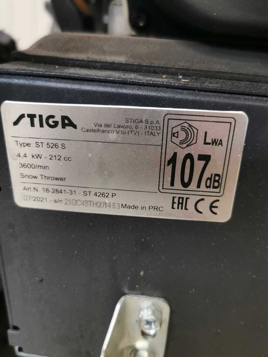 Odśnieżarka Stiga ST 4262 P Zima