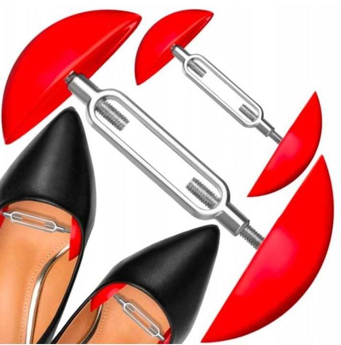 Prawidła do rozciągania butów rozkręcane regulowane komplet 2 szt.