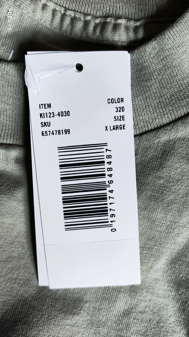 Abercrombie & Fitch oliwkowy t-shirt rozm XL jak XXL