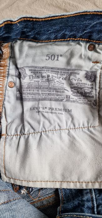 Шорти джинсові Levi's 501 W24