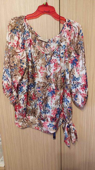 Bluzka r 48 satynowa