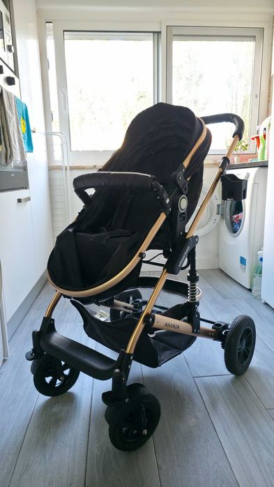 Carrinho de bebê 3 em 1 Kikka Boo (Imaculado)