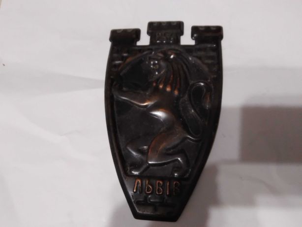 Герб Львова настенный, метал предположительно медь,вес 180гр