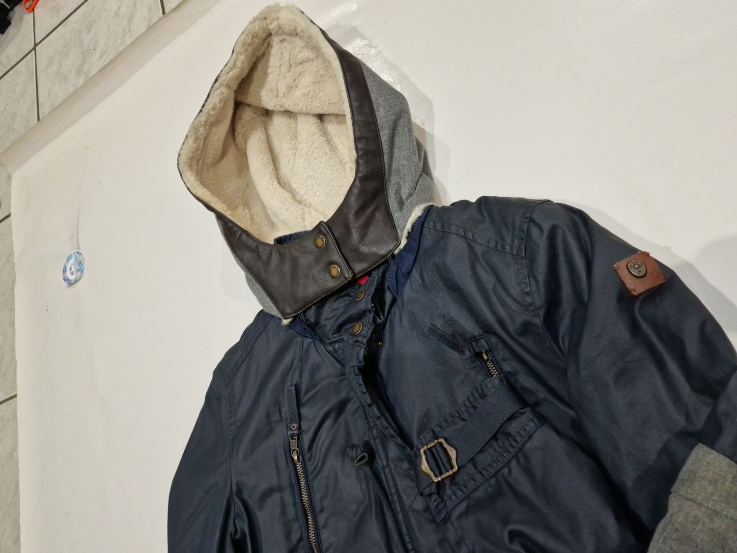 Kurtka Tom Toilor parka zimowa ocieplena roz,S,36,M,38