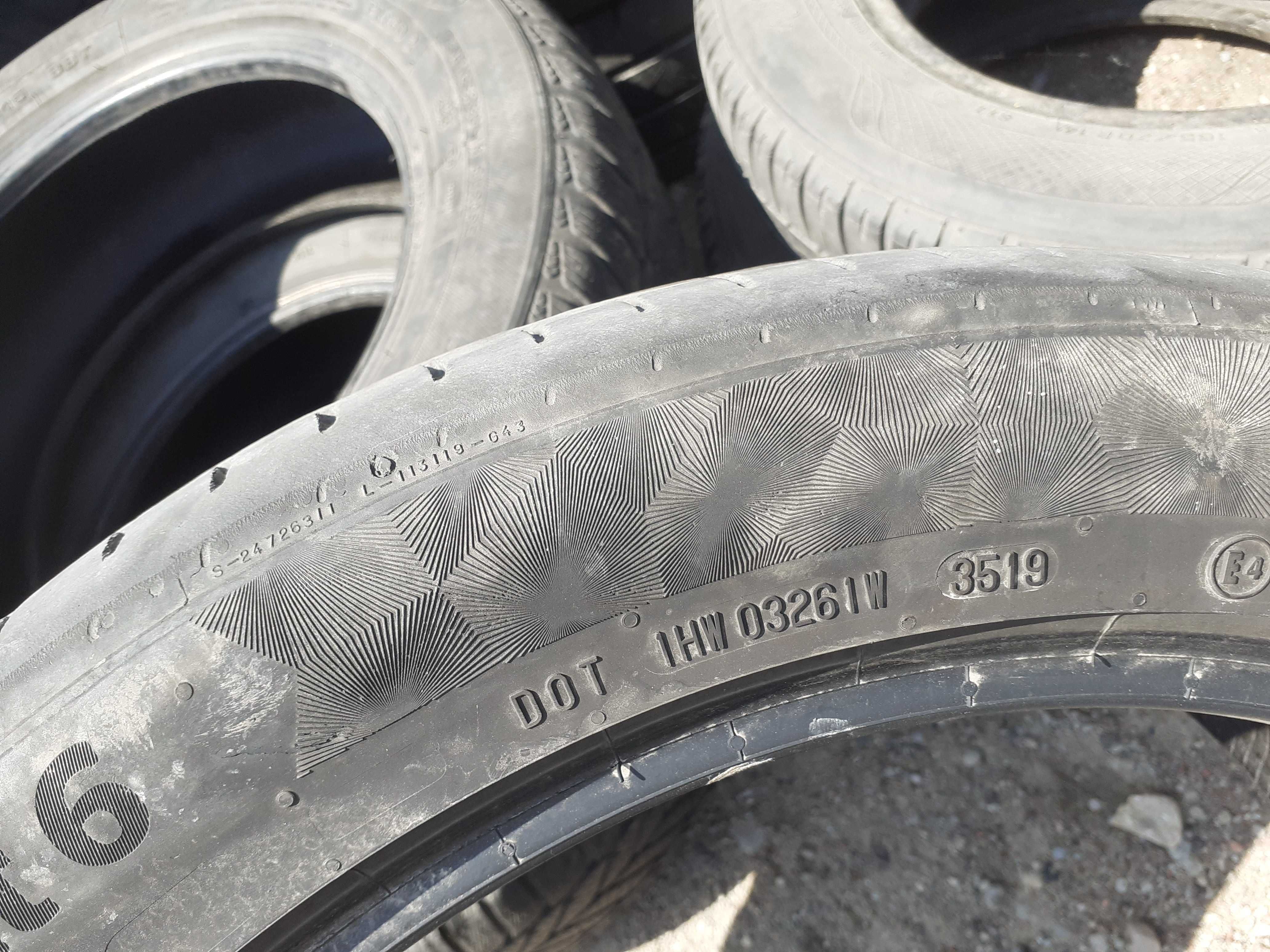 2x używane opony letnie 245/45 R19 Continental GWARANCJA możliwy monta