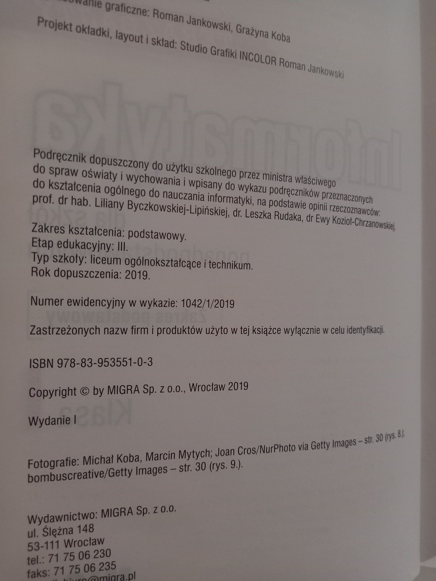Podręcznik do Informatyki
