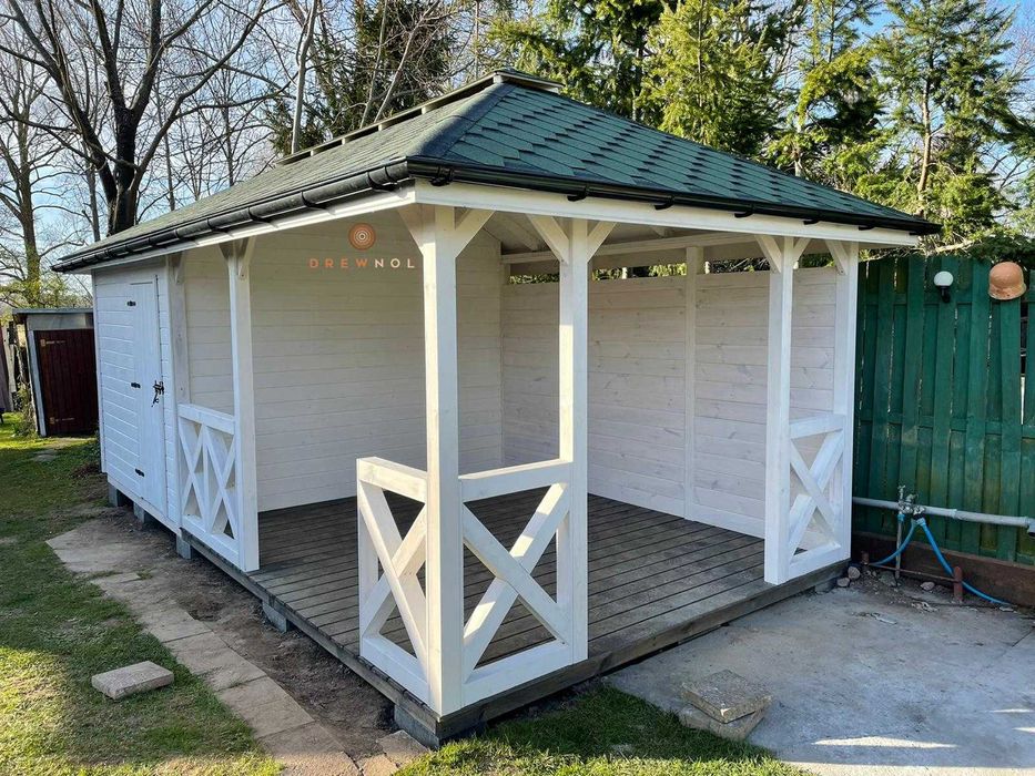 domek narzędziowy, altanka 2w1 , altanki, wiaty, altany, 6x3 domek