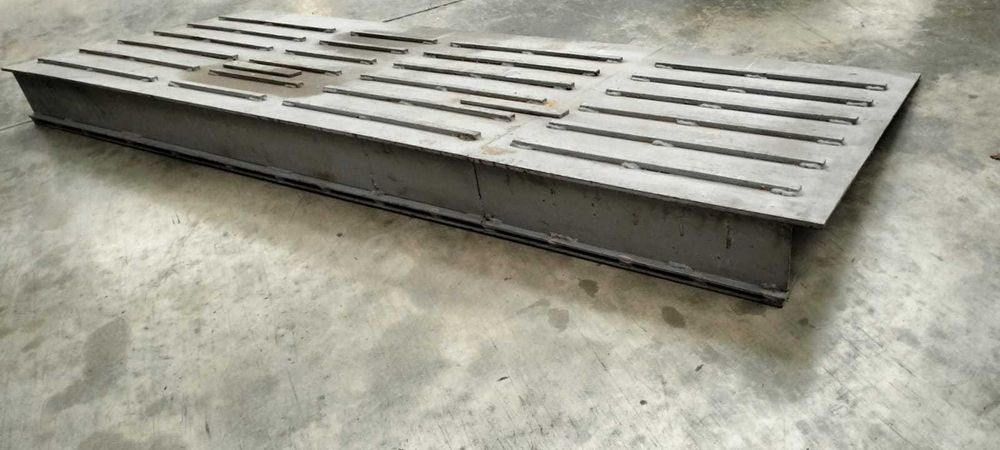 Rampa ponte de ligação móvel em aço