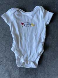 Białe body niemowlęce George r.3-6 miesięcy
