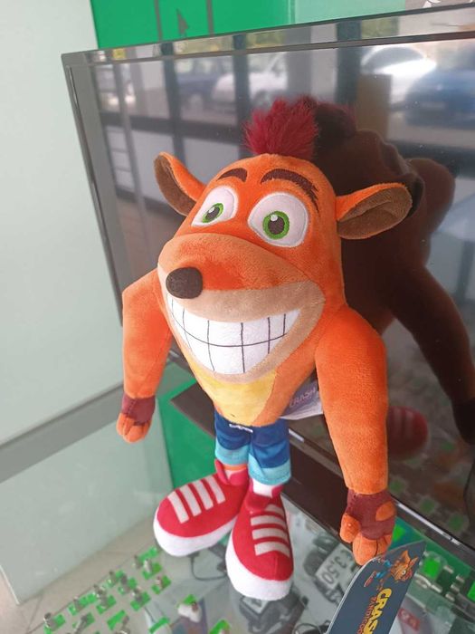 PROMO:Peluche Crash Bandicoot SD Sorridente 32cm Nova Coleção 2023