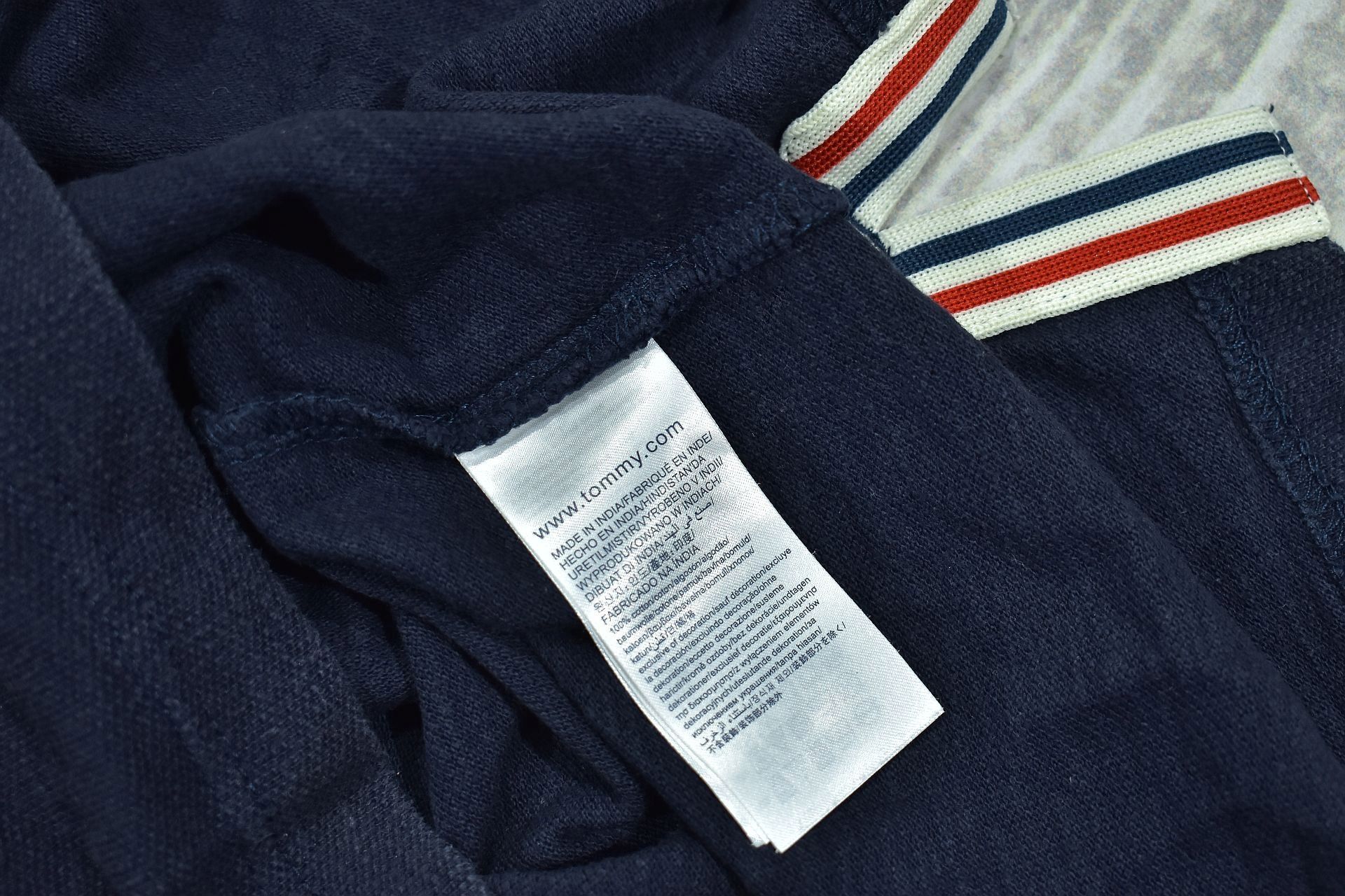 Tommy Hilfiger Męska Logowana Koszulka Polo / M