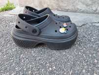 Crocs platform stomp Clog клоги сабо  кроксы w7 оригинал на 37-38р
