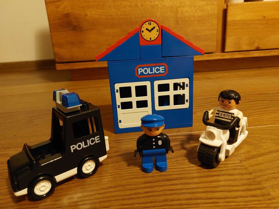Lego Duplo posterunek policji,  policja 2672, vintage