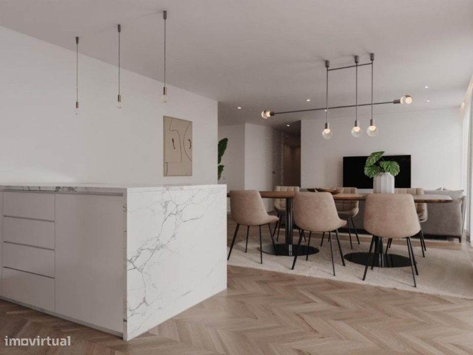 Apartamento T2 novo, com varanda e parqueamento, em Matosinhos.