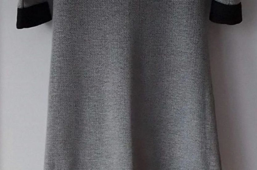 Sukienka biurowa rękaw 3/4 rozm XS/S