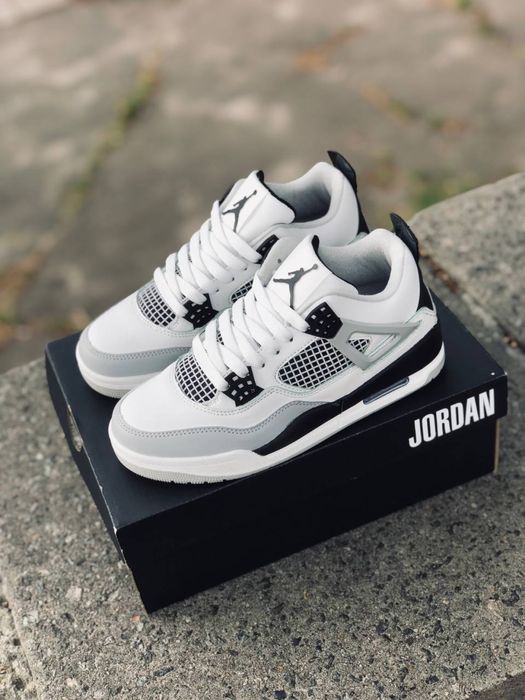 Nike Air Retro Jordan 4 кроссовки кожаные Найк Джордан 4