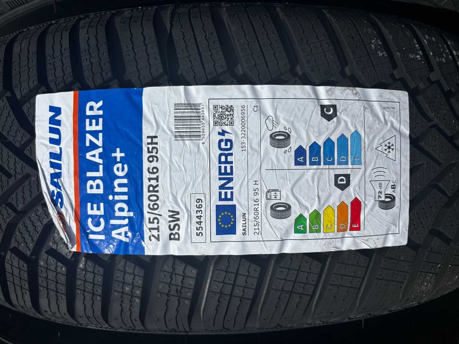 Okazja opony zimowe 215/60R16 95H SAILUN ICE BLAZER ALPINE + NOWE 2025