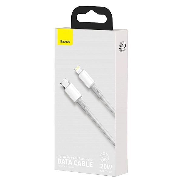Kabel Baseus Catlgd-a02 Lightning - Usb-c Pd 20w 480Mb/s 2m - biały