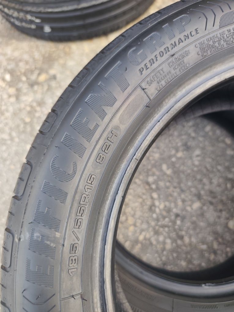 Pneus 185/55r15 Good Year Efficient Grip Performance com 80% piso