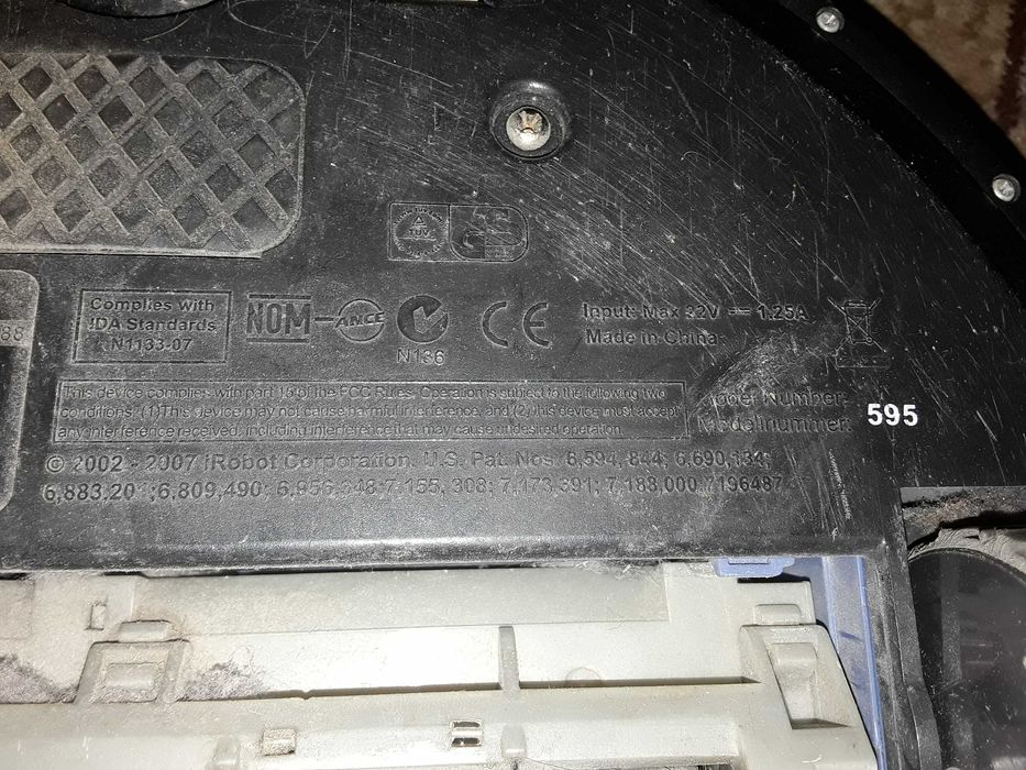 Пилесос пилосмог irobot roomba pet series 595 ремонт