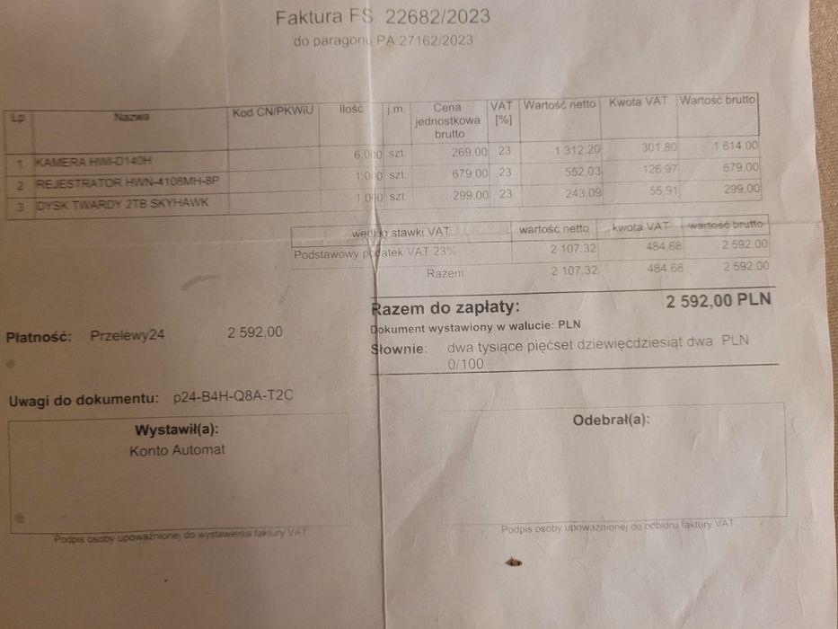 Zestaw do monitoringu.