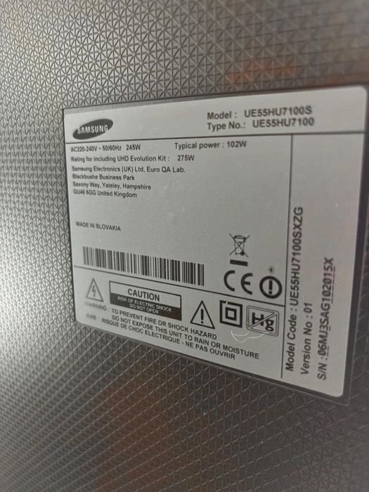 Samsung Smart TV 55” 4K UHD Curva