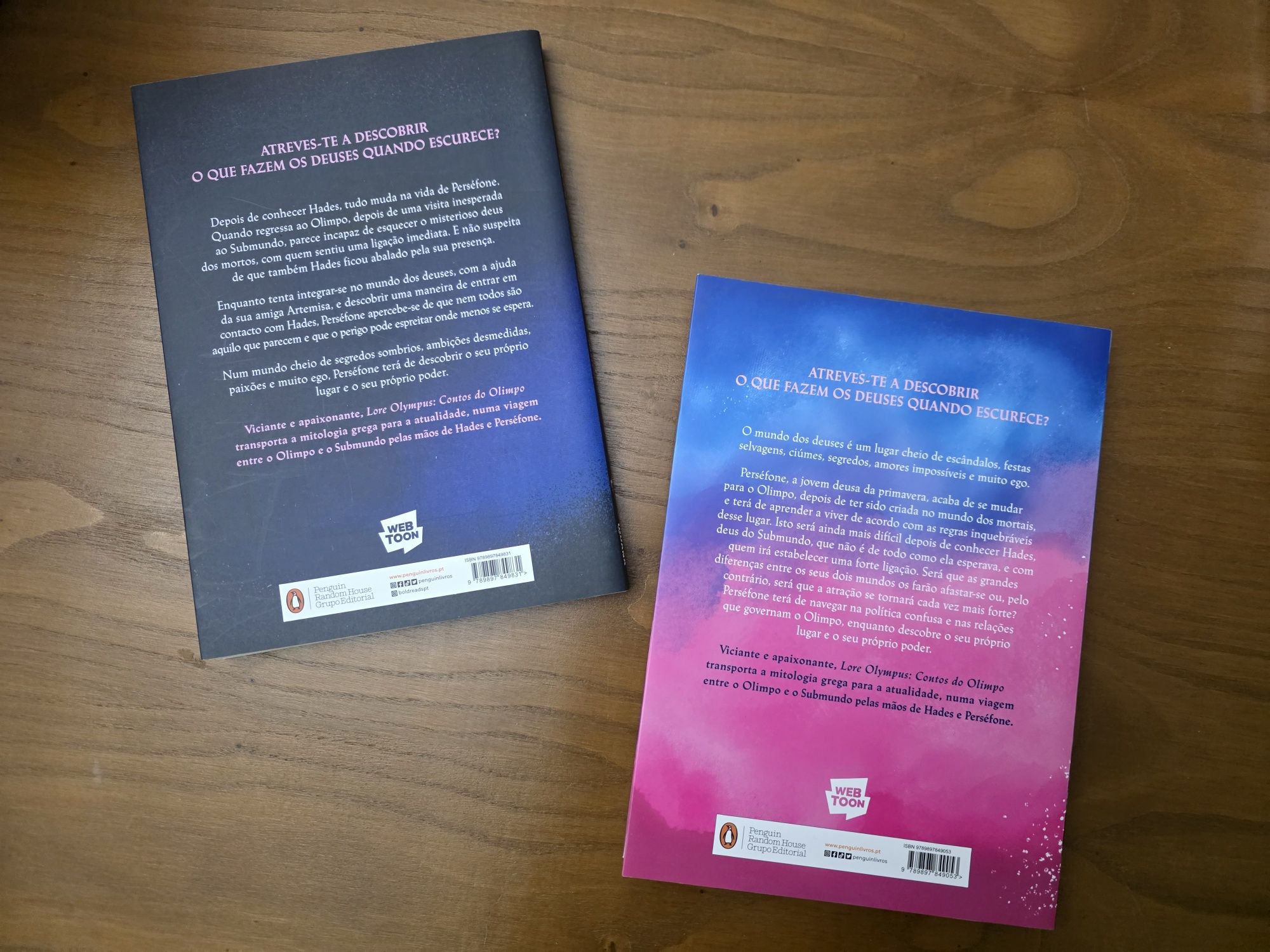 Livros Lore Olympus de Rachel Smythe