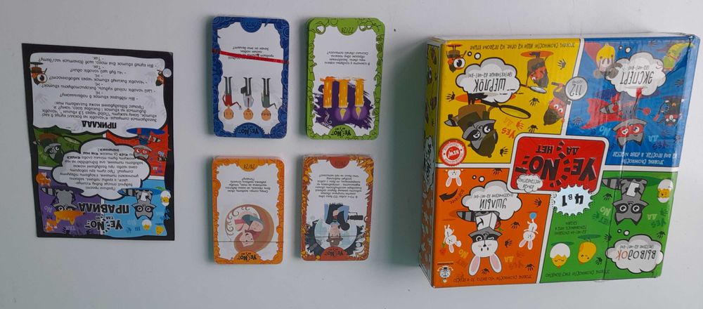 Карточная игра "Yenot ДаНетки. 4 в 1" Выводок Ушлый Эксперт Шерлок