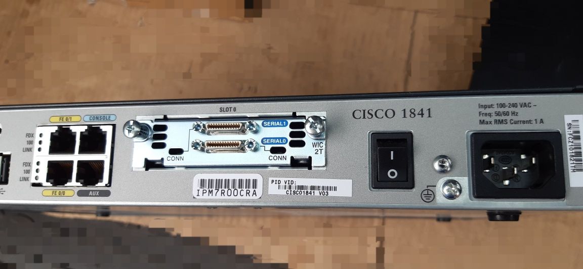 Маршрутизатор Cisco 1841 + WIC-2T