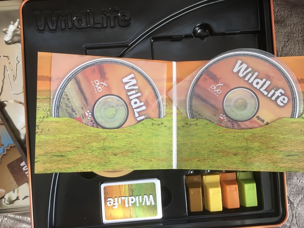 Gra planszowa z 2 płytami DVD „Wildlife”