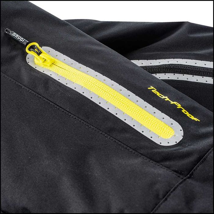 Kurtka męska zimowa narciarska BRUGI S-3XL czarny Promocja -40%