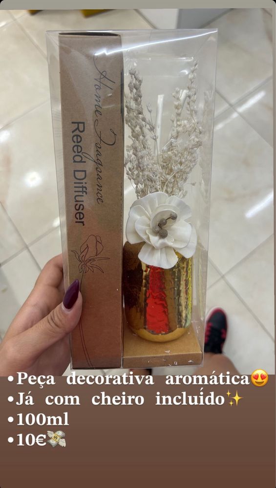 Peça decorativa aromática