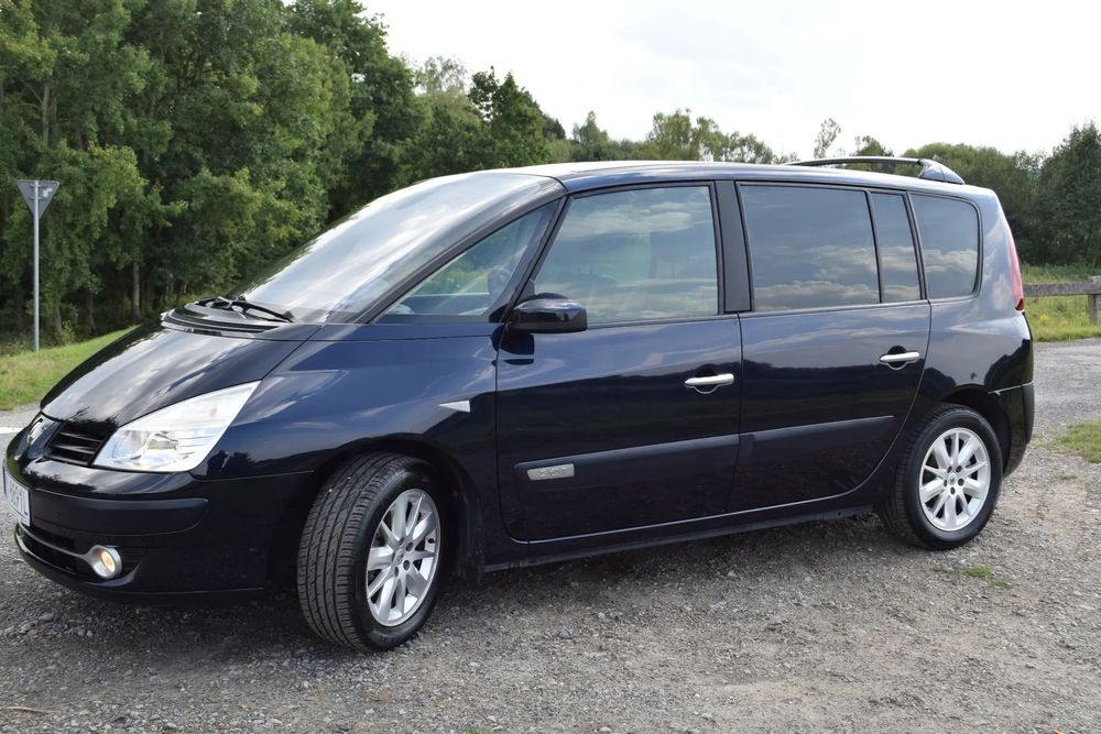 Renault Espace 2.O Turbo , Manual , 7 foteli , półskóra , 2x koła , roleta ,