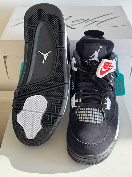 Buty Trampk Jordan 4 Retro White Thunder R.41