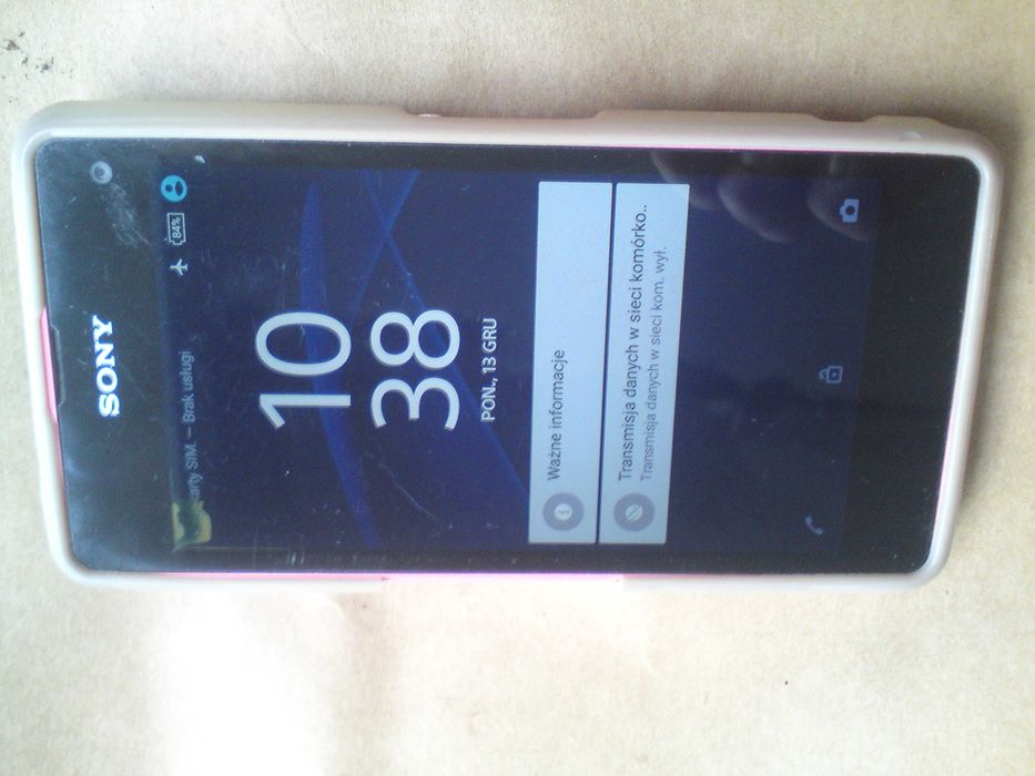 sony xperia z1 compact+kabel, ladowarka, klapka, nowe plecki