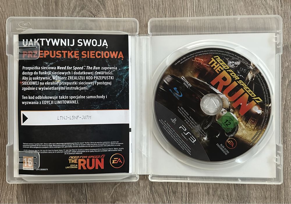 Need for speed The Run ps3 3XPL edycja limitowana