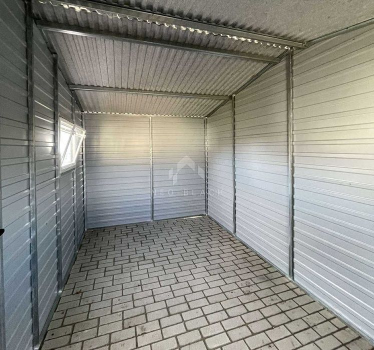 Schowek Domek Ogrodowy 5X2,5M Drzwi 2X Okno Drewnopodobny Rynny Nb440
