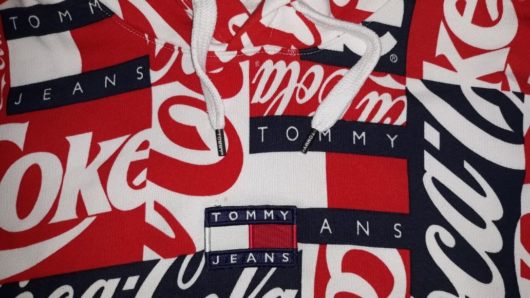 Bluza damska Tommy Hilfiger Jeans L Coca cola USA
