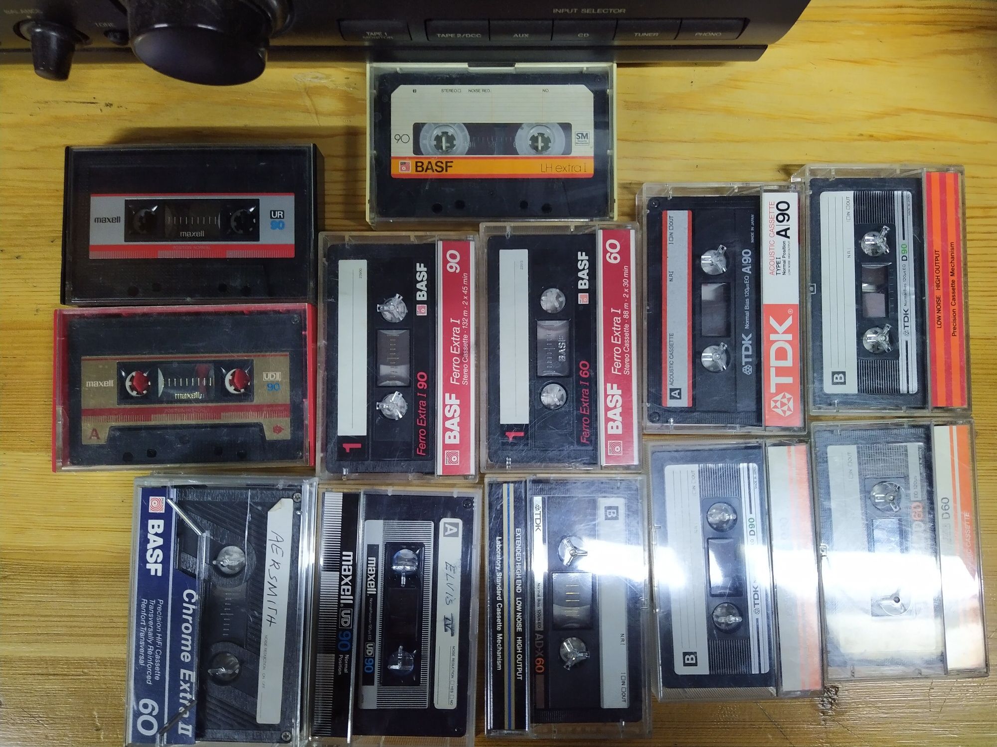 Kasety magnetofonowe TDK,MAXELL, BASF