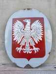 Szyld godło MO PRL emaliowany tablica emaliowana Milicja ORMO PZPR