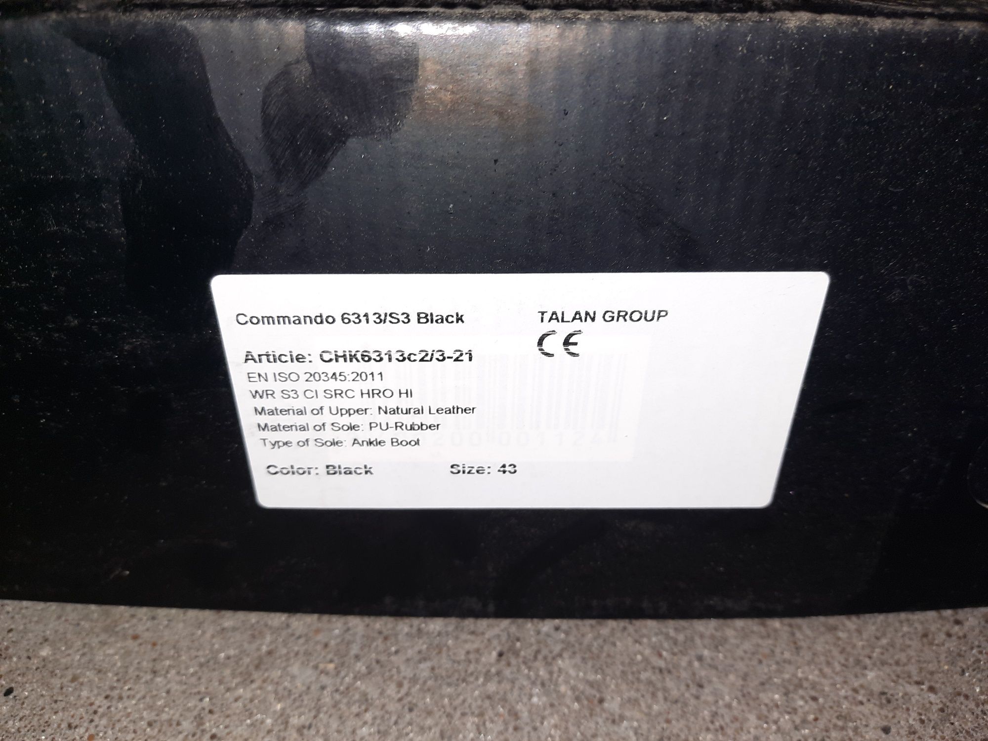 Buty taktyczne Talan Commando 6313/ S3 - rozmiar 43